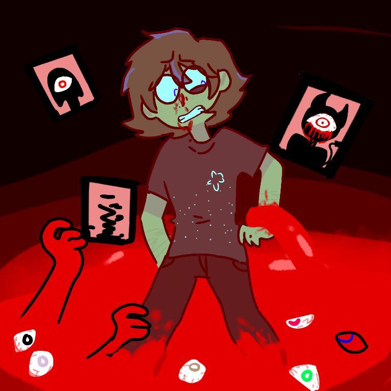 Annfluid's tweet photo. freddy : M-mierda .. mierda santo que estoy mirando!? n-no puede ser posible ver .. sangre en el techo , mierda , mierda ,mierda , joder creo que voy a morir hombre ...q-que es todo esto?! Efectos de algo ??? O una pesadilla???? https://t.co/Vtx8Zoc3a6