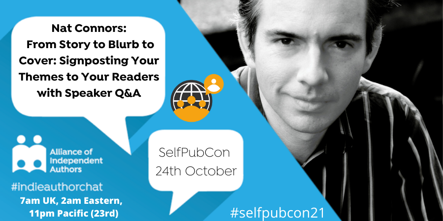 IndieAuthorALLI's tweet photo. Welcome to the #SelfPubCon21 Q&amp;A with Nat Connors of @kindletrends. If you have any questions following the session From Story to Blurb to Cover: Signposting Your Themes to Your Readers, reply to this tweet, include the hashtag #SelfPubCon21, and Nat will do his best to answer! https://t.co/zAy5sjq5Ms