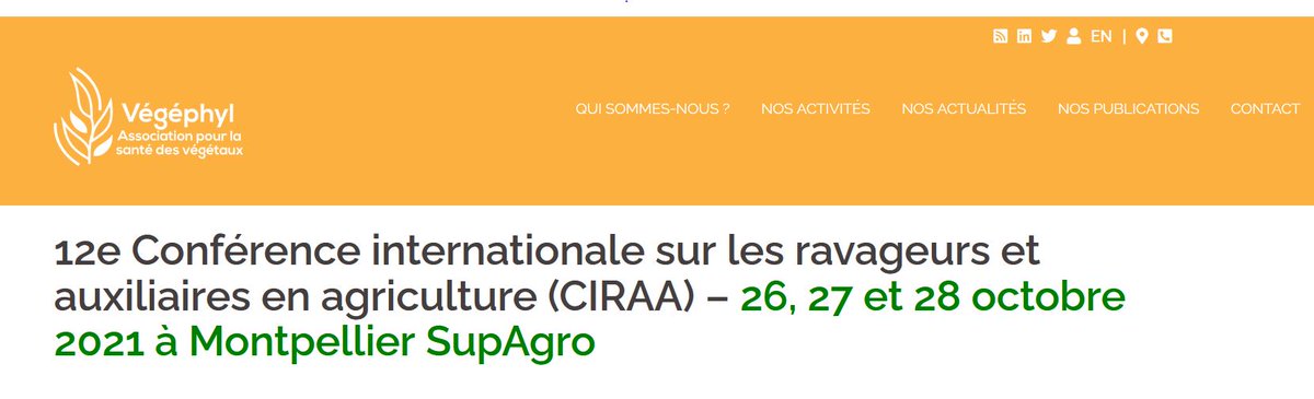RegnaultRoger's tweet photo. Bientôt le colloque #CIRAA de @vegephyl et la présentation d'un nouveau livre sur les moyens de mieux contrôler les insectes nuisibles par l'académicien @AcademieAgri André Fougeroux. Livre en souscription jusqu'au 15 novembre à tarif réduit. A commander chez @pressesdesmines https://t.co/oZk5MsizG9