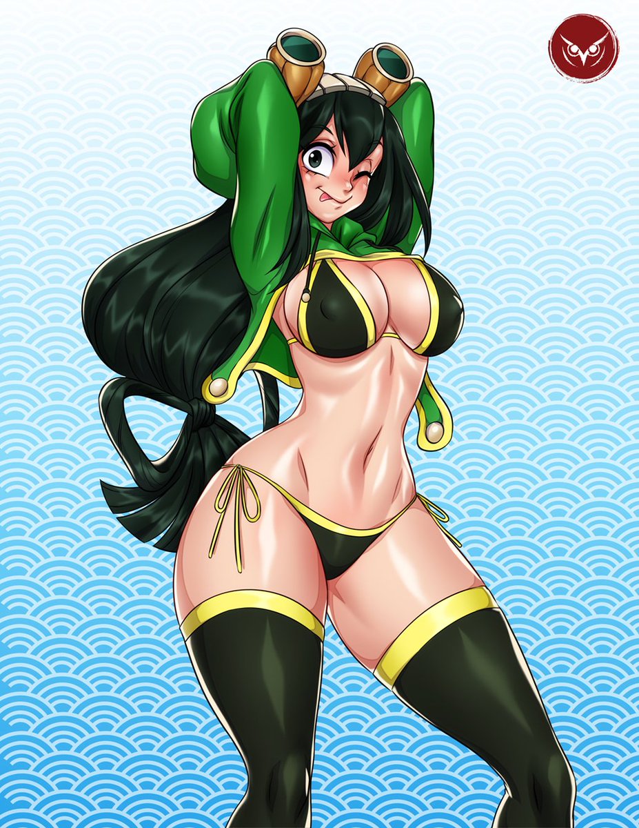 GrindOwl77's tweet photo. My sexy #tsuyuasui  fanart is here for you this weekend!😊, hope you like it 👍
Pls continue to support my page by Follow ,like &amp; re-tweet 🦉❤️
#tsuyuasui #MyHeroAcadamia #ArtistOnTwitter #echiigirl #bnha #Froppy #Fanarts #commissionsopen https://t.co/RT76Rr7IkU