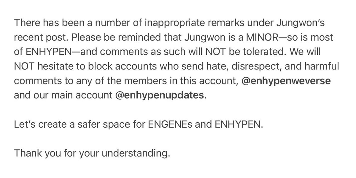 DsernaTalyn's tweet image. PLEASE STOP

#Jungwon #ENHYPEN_JUNGWON
#STOPSEXUALIZINGYANGJUNGWON
 #PROTECTJUNGWON
