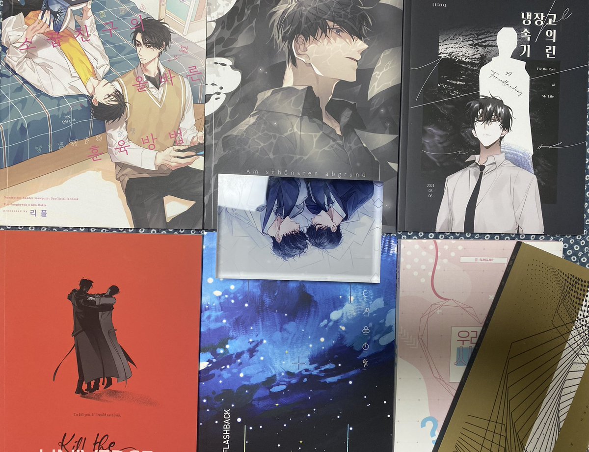 전독시 내스급 회지 양도 리플님 입소법 심연 유급휴가님 냉장고 속의 기린 킬더유니버스 복어님 일러북 아크릴액자 성진님 우리사이는  차육사님 심포니6 일괄 배송비 포함 10.4에 양도합니다 (개별, 분할 문의 답장X) @mydok_rt