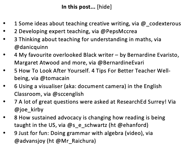 How To Look After Yourself. 4 Tips For Better Teacher Well-being, via <a href="/tomacain/">Tom Cain</a>. That, plus more, in this week’s Takeaways ollielovell.com/tot/107/