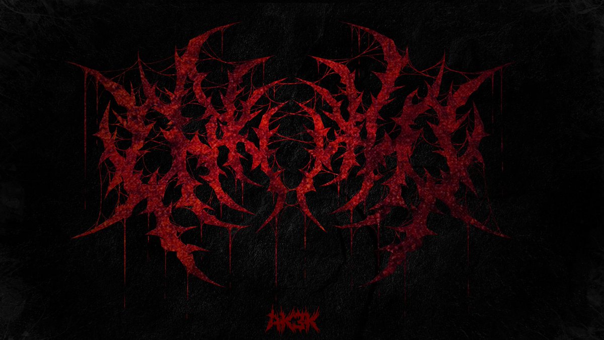 is_0npucchi's tweet photo. ConceptLogoDesign - "AK3K"
TRASH新ドラゴンで好評であり、Witchouse40kと同じコレクティブhellhoundmilitiaのメンバーでもあるアーティスト・AK3K @_ak3k_ のLogoとArtworkを作ってみました。#AK3K #hellhoundmilitia #Trashgang #conceptart #artwork #LogoDesign #DeathMetalLogo https://t.co/kjfAr1iP76