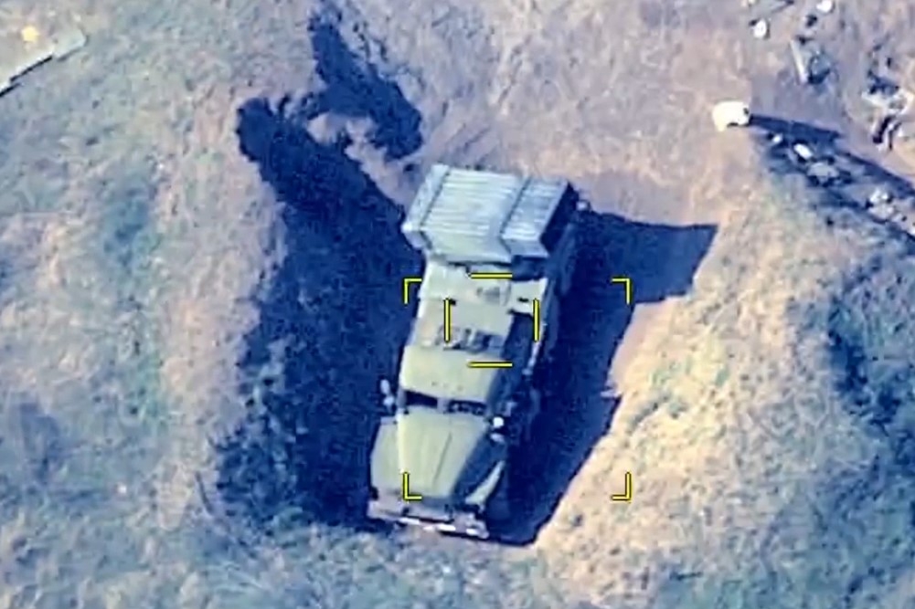 AStCBelDef's tweet photo. โ๏ธ In 2020, the Nagorno Karabakh conflict was dominated by drone warfare, combined with conventional and hybrid warfare.
Among other things, Daniel, Greg, Reiner and Louis take a look at the lessons learned for our organization, concepts, doctrine, materiel, etc... #sap136 ๐ง๐ช๐บ๐ธ https://t.co/DOmbXE9izG