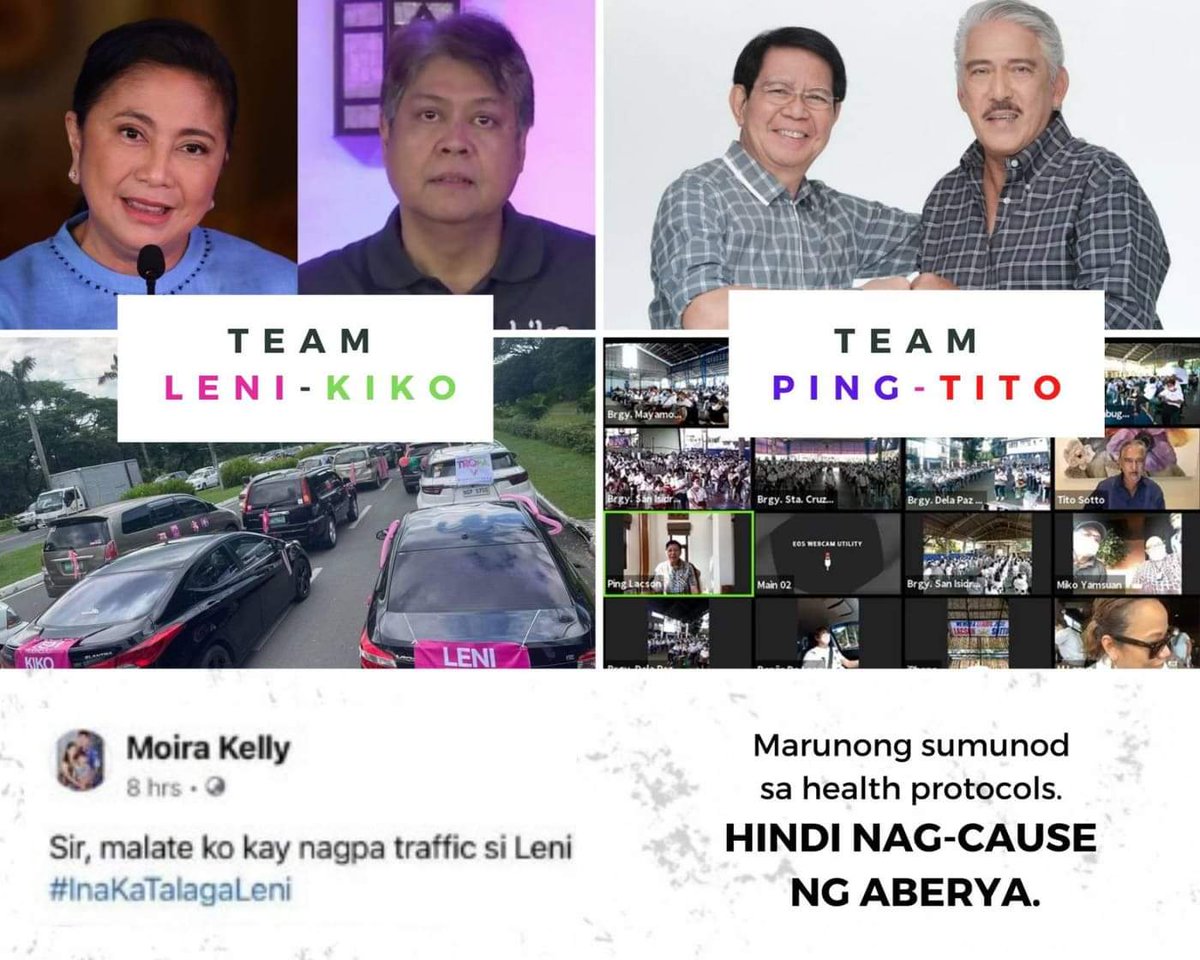 ChealsyMaroon's tweet photo. LENIng KALAT 👎Vs. PING Linis 😊
Halatang Mas Nagiisip si SenPingLacson kesa Kay VP Leni
Na Kay SenLacson Ang Kaayusan para sa Ating Bayan 😇😇😇
#KayPINGako
#SenLacsonforPresident https://t.co/Doko5TEMOE