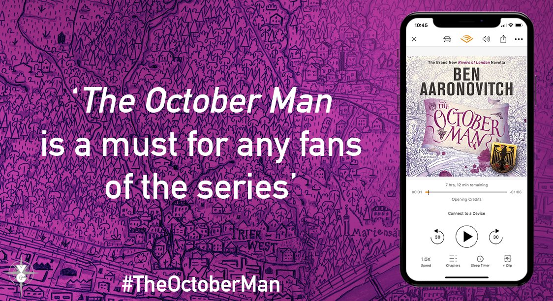 orionbooks's tweet photo. Discover @Ben_Aaronovitch's Sunday Times bestselling novella #TheOctoberMan in audio 🎧

For a limited time only The October Man is in Audible's 2 for 1 sale!  Exclusively available to Audible members only.

https://t.co/cuOOVnsEOT https://t.co/JCUKhKJ6hn