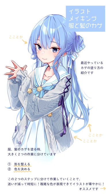 カゲの塗り方 