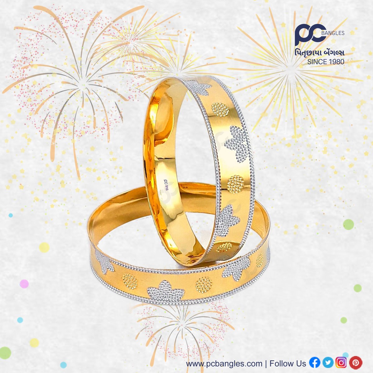 pcbangles's tweet photo. #festivevibes #lights #diwalispecial #festivals #newdesign #newcollection2021 #bangleslover #ladiesbracelet #festivaloflights #diwalicelebration #follow #ahmedabad #surat #nadiad #bharuch #happy #gifts #trending #likeforlikes #like #diwaligifting #traditional #diwalicollection https://t.co/Hs5ZLFJ2gC