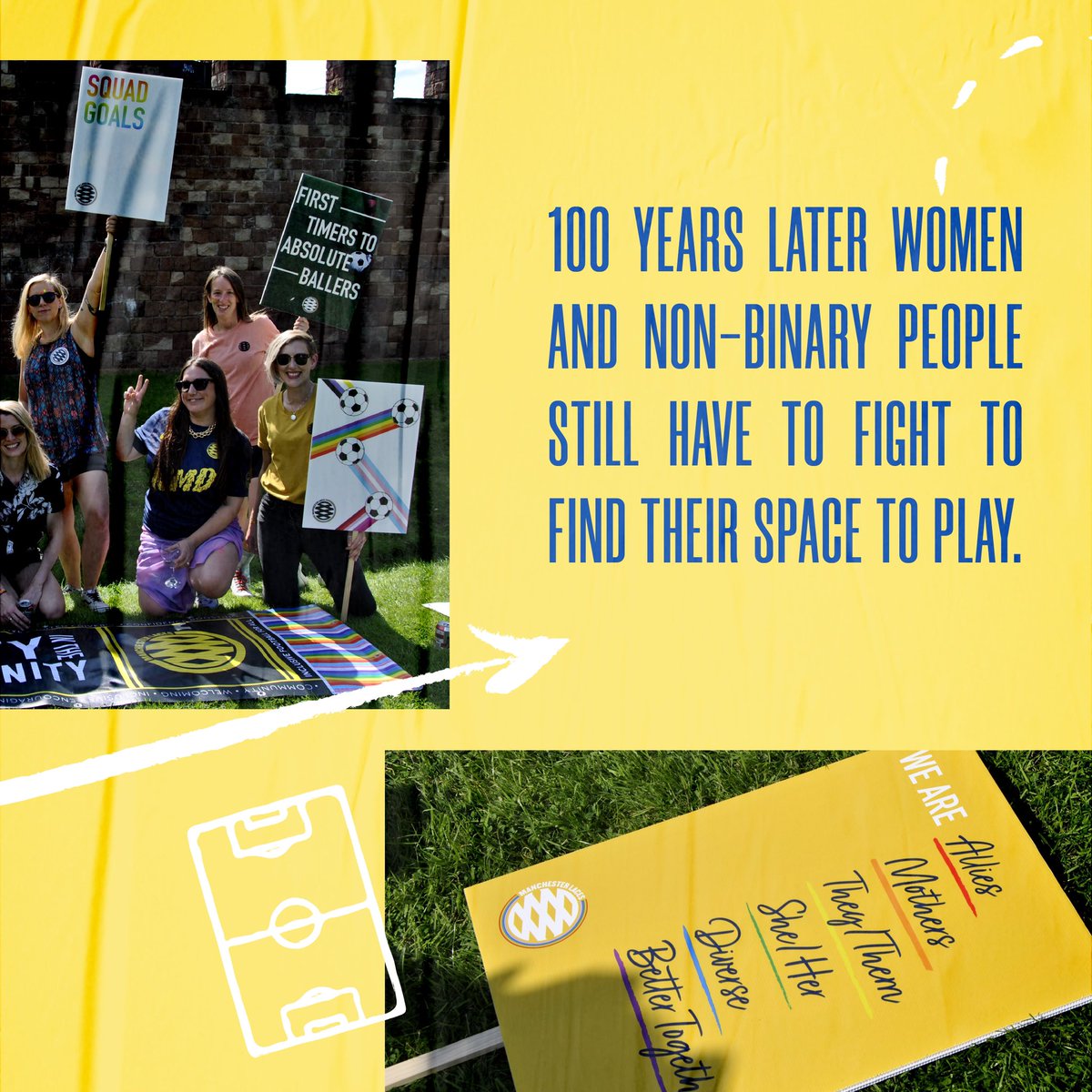 ManchesterLaces's tweet photo. It’s important we remember where we’ve come from. It’s important we thank the legacy changers as well as changing legacies ourselves. #EqualPayforUSA #EqualSpace #WomensEquality https://t.co/eSQLiRbNxS