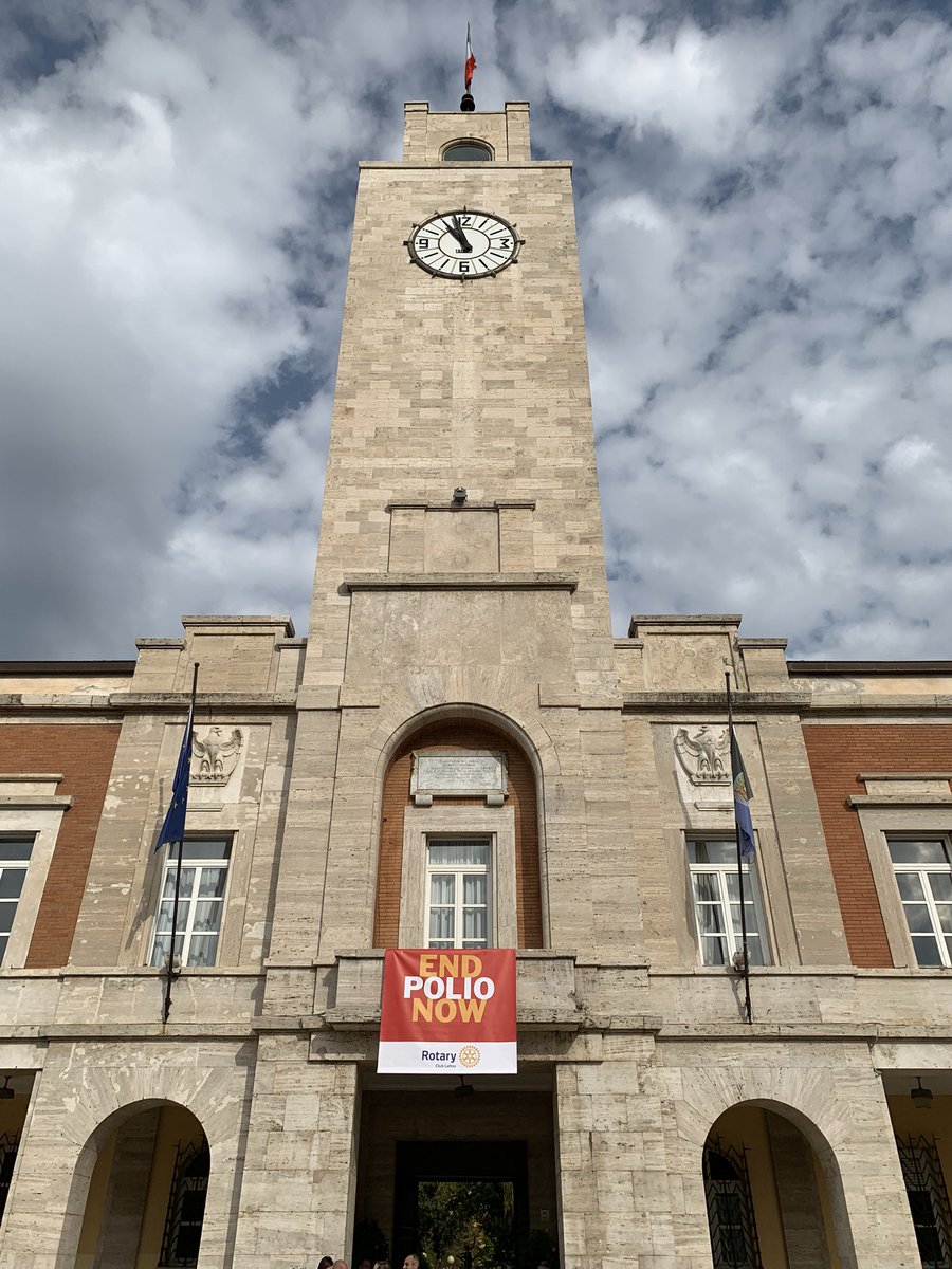 FrankSime's tweet photo. Una Giornata. Un Obiettivo. La Fine della Polio.
Giornata mondiale della poliomielite.
Grazie al Comune di Latina.
Il Rotary in prima fila ⚙️
 #EndPolioNow #Rotary https://t.co/RiOXws1foI