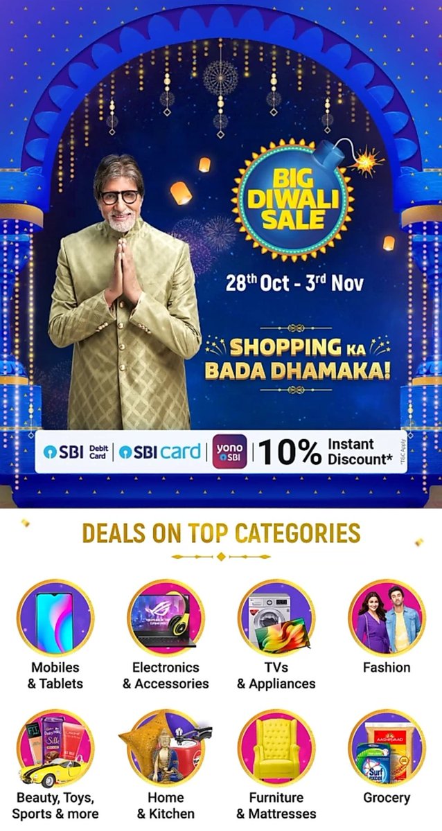 techosmos's tweet photo. Get Ready for Diwali Sale on Flipkart

#Diwali2021 #DigitalMarketing #diwalisale #Flipkart #FlipkartBigBillionDays #flipkartbigbilliondayssale #DiwaliGiveaway #diwali https://t.co/2Up6PBUOFA