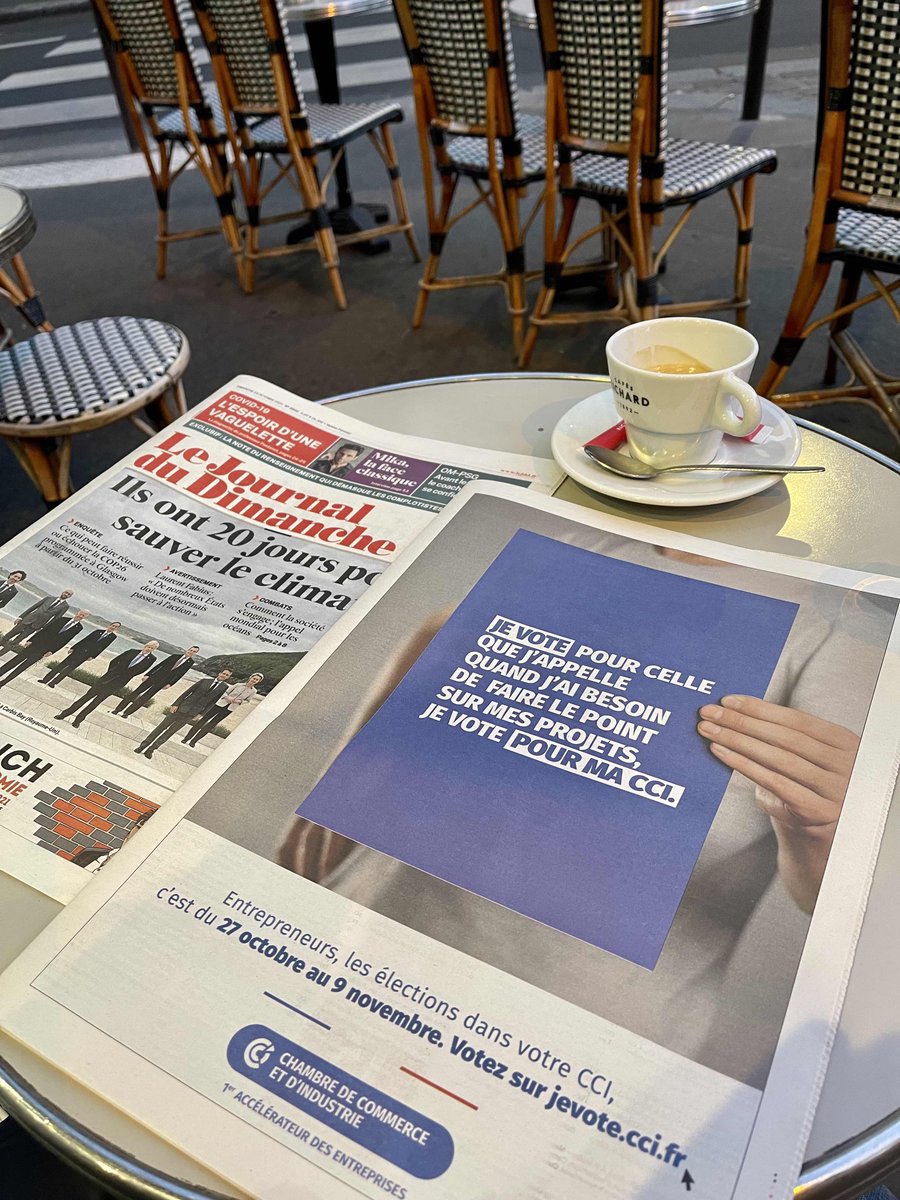 🔵 J-3 avant les #élections #CCI. #Entrepreneurs, #commerçants, #indépendants...du 27 octobre au 9 novembre, votez pour votre #CCI 👉 jevote.cci.fr . Votre CCI = votre partenaire de proximité dans votre #territoire. 
#France #JeVoteCCI #Relance <a href="/Economie_Gouv/">Ministère de l'Économie et des Finances</a> #Elections