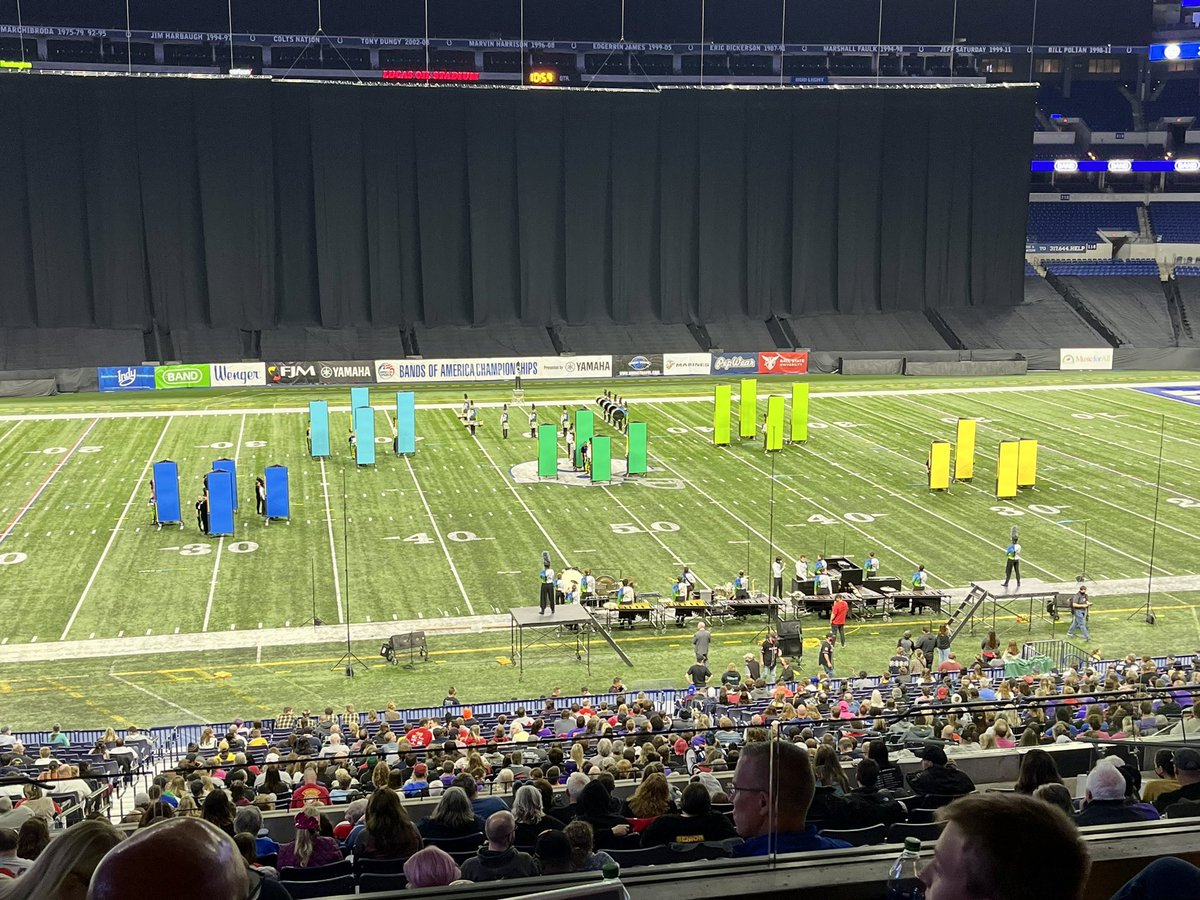 CurtKoehler's tweet photo. Edgewood Marching Mustangs are the Bands of America Class 1A Indy Super-Regional Champs! @EHSMustangs @EJHSrbbcsc https://t.co/eQaJcfHFBT