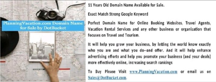 Dot_Bucket's tweet photo. https://t.co/CvYvwhqEFB for Sale!
#domainsforsale #domains #vacation #planningvacation #holidayplanning #vacationrental #vacationhomes #vacationrentals #vacations #holidays #hotels #resorts #tourism #travel #travelindustry #holiday #hotel #tickets #journeys #visitsaudi https://t.co/kfnETJg4b2