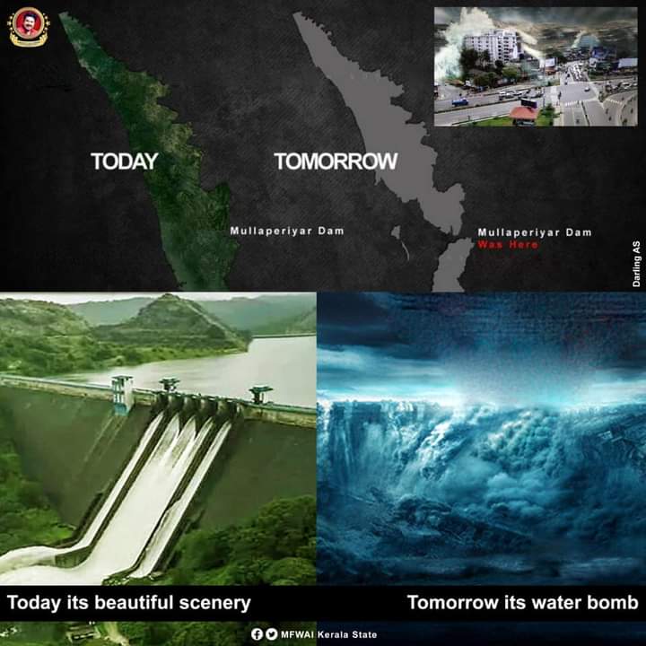 Mfwaiksa's tweet photo. To be alert! An important announcement to all our followers.. lets hands together for the existence of the state and the welfare of the people.. unity be the strength here!

Today at 7PM!

#savekerala #mullaperiyar
#DecommisionMullaperiyarDam 
@mfwaikerala 
@mammukka https://t.co/nKtB4XTilZ