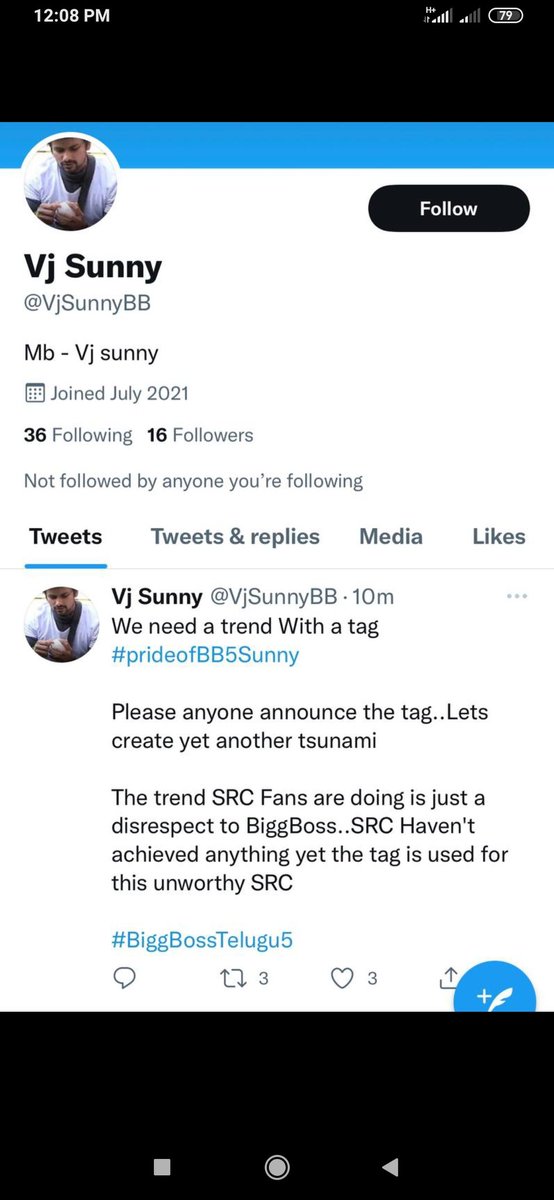 lightoflife816's tweet photo. If you have brain don't copy our tag #PrideOfBB5Sreeram https://t.co/2yLuRbOv6V
