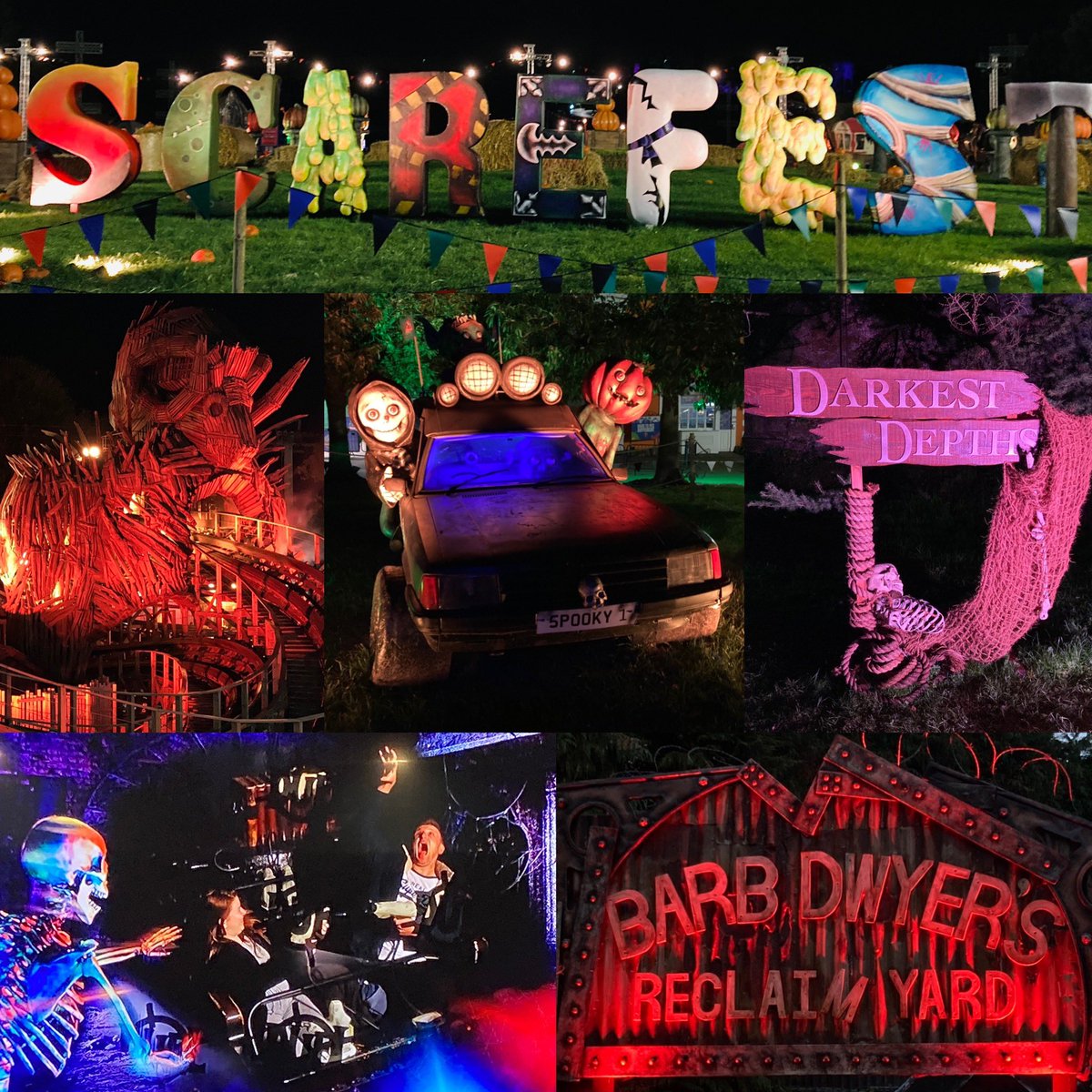 sayhellotorich's tweet image. Epic finale to our Merlin Scare-a-thon at @altontowers #Scarefest. Brilliant scares in all the mazes - the actors were on fire! All of the Halloween feels! @itslozza94 #Scareathon #GetDatThrill