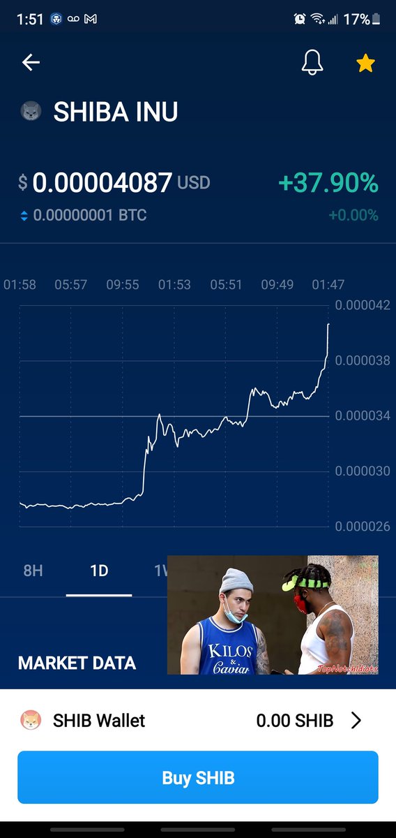 sorealabama's tweet photo. #ShibaArmy new all time high 🙌 https://t.co/KwPMBXQ1hs