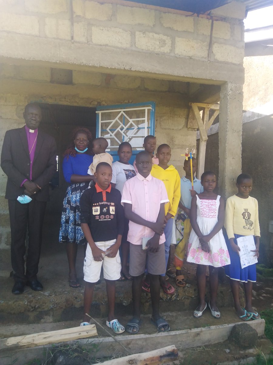 Pastoral visit with children at ACK Lukoye Children Church. Grateful for this fast growing outreach.