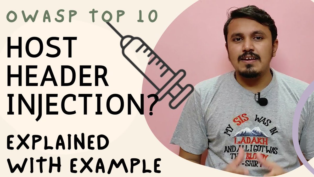 cyber__w0rld's tweet image. Host Header Injection
youtube.com/c/CyberWorldHi…
youtu.be/hhNBuoKetwc
#hostheaderinjection #bugbounty #ethicalhacking #ethicalhacker #bugbountyhunter #bugbountytips #host #cyberworldhindi #cyberworld #cybersecurity #YouTube #injection