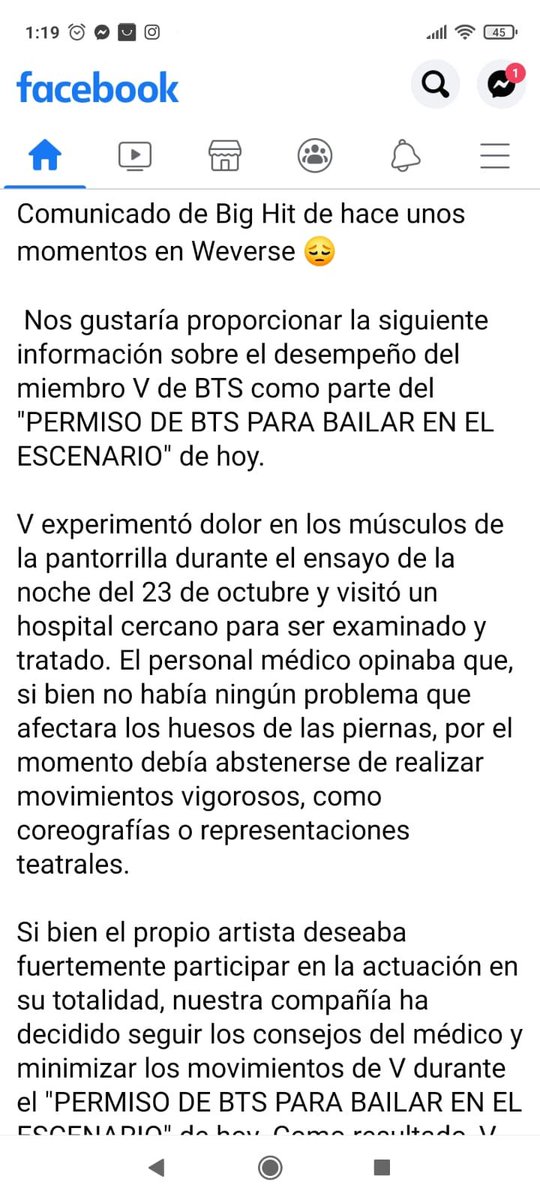 UARMYMX's tweet photo. Hey #ARMY: 💜🐋
Información de último minuto‼️‼️‼️
#V / #Taetae / #Tata NO BAILARÁ EN EL CONCIERTO..
Por favor #ARMY mándenle mucho amor a nuestro #Teahyung y muchos ánimos de recuperación! 💜
Créditos de info:
@griselda valle
#armymx30+
#birthdayBTS
Yaz💜 https://t.co/6RAG1k6Vvb