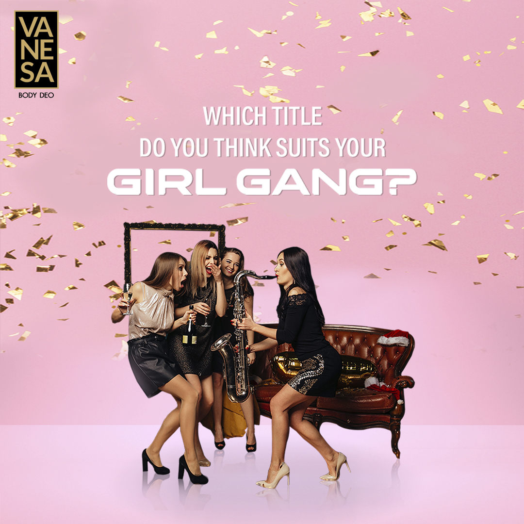 VanesaBeauty_'s tweet photo. Mention your girl gang in the comment section below and tell them the title they deserve!

Buy Now: https://t.co/SjcE4hCokM

#Vanesa #loveyourself #lovevanesa #bodydeo #deodorants #perfumes #vanesabodydeo   #bodydeos #bodyperfume #boss #confidence #vanesadeo #kareenakapoor https://t.co/Wd1PIiNou0