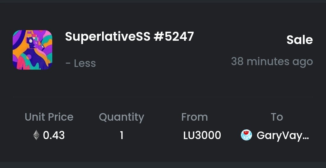blue__mino's tweet photo. Hey @garyvee , did you just bought @SuperlativeSS ? https://t.co/IJtozrvaE7