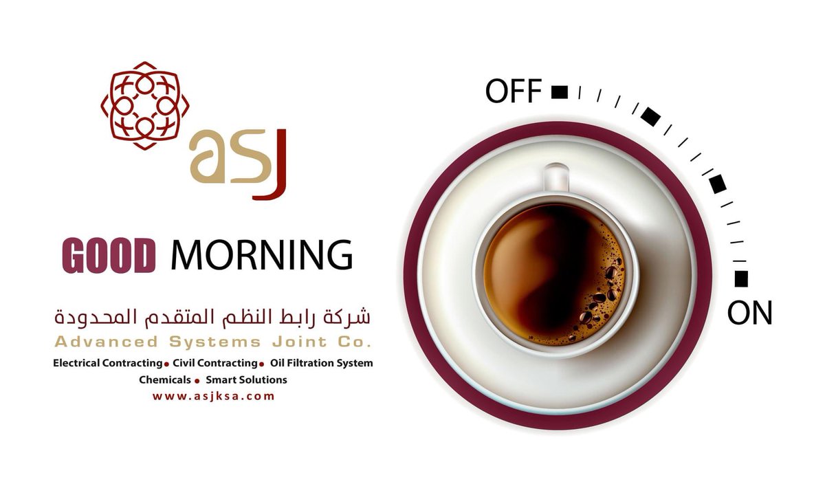 asjksa1's tweet photo. #صباح_الخير 

#asj
#وزارة_النقل_والخدمات_اللوجستية
#وزارة_الصحة
#وزراة_الكهرباء
#المملكة_العربية_السعودية
#KSA
#شركة_رابط_النظم_المتقدم_المحدودة https://t.co/nWrZeYHrzT