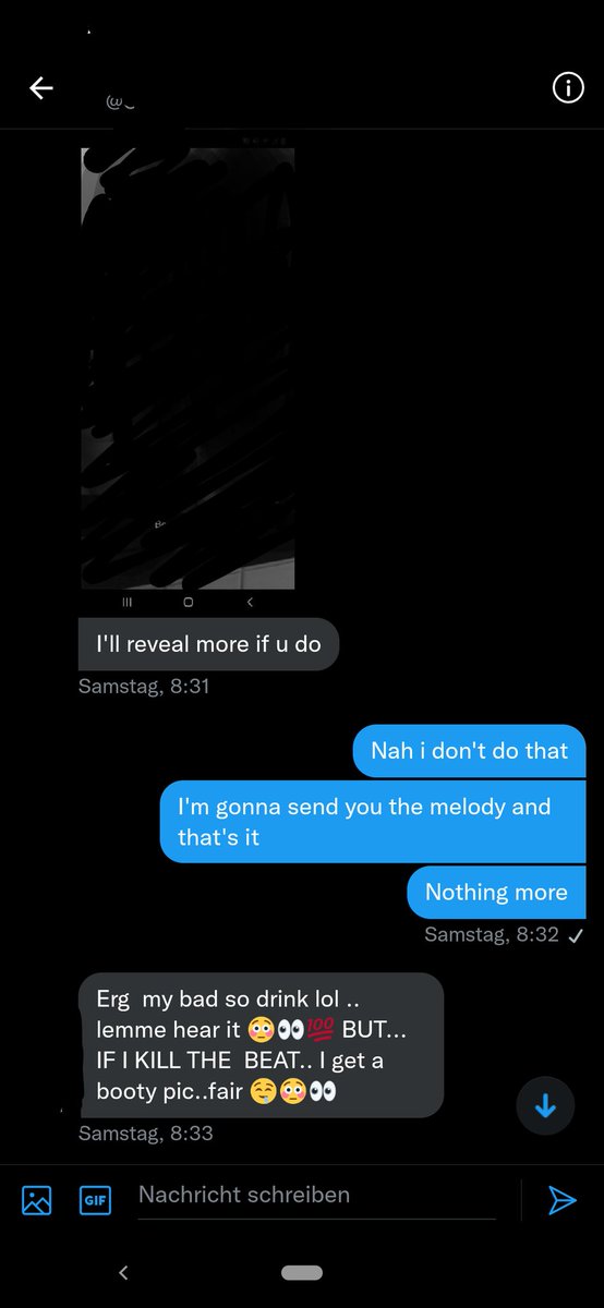 schmiddi090's tweet photo. I get DMs like this on a daily basis and that should not be happening. I don't know when it became normal to send texts like these to women that you have never met and you barely know. No idea  what your intentions are while sending this but just stop it. Nobody wants to see it https://t.co/uCDYOaGF9S
