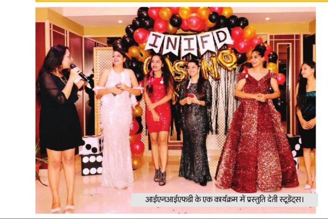 inifd_jodhpur's tweet photo. Thanks to  Rajasthan Patrika,  Dainik Bhaskar , Denik Navjyoti  for these articles of our student
#DanikBhaskar #RajasthanPatrika #daniknavjoti #news #inifdjodhpur #fashiondesign #interiordesign #INIFD #inifdrocks #casino #theme #farewell #like #follow #fun #enjoy #music https://t.co/BhIfQrYMAD