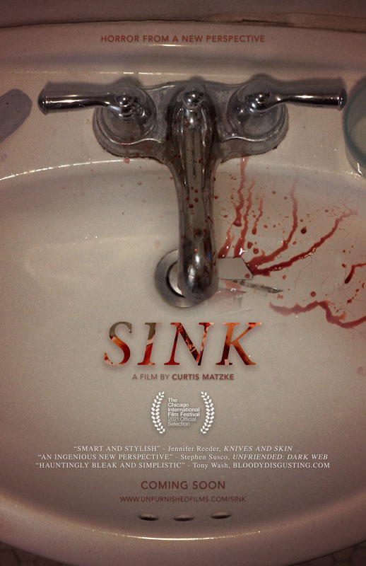 Up next was Sink, a short film directed by <a href="/curtismatzke/">Curtis Matzke</a> that preceded The Faculty. This was an amazingly unique horror story with just a camera pointed at a sink. For me: 10/10, CJ: It’s short enough! #MusicBoxOfHorrors
