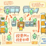 選挙に不安な人もこれで安心？投票所の投票手順!