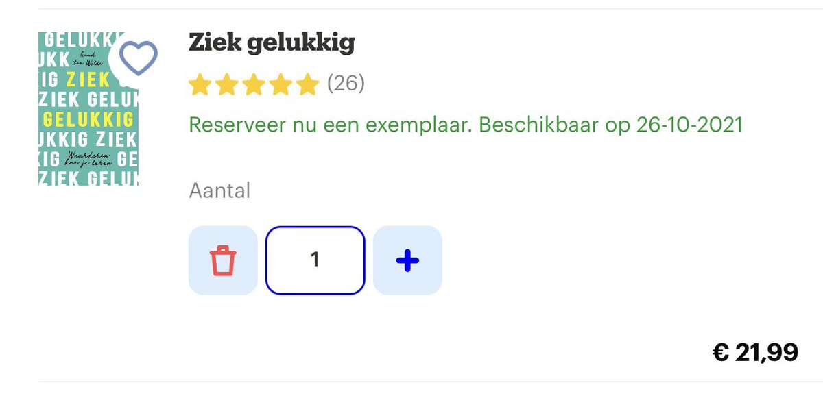 De boeken zijn nu weer ‘op’, maar er komt een nieuwe druk aan met een kleine aanpassing. Het leek ons raar dat mensen het boek zouden lezen zonder te weten dat Ruud er niet meer is. 

Bedankt voor alle lieve berichten van mensen die er iets aan hebben. Ze warmen ons hart.
- Sanne