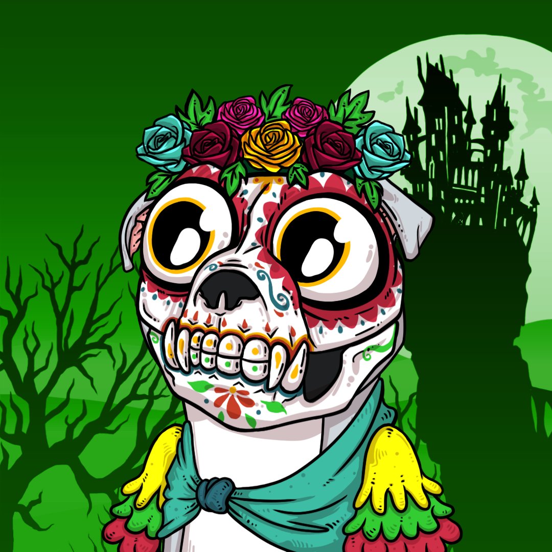 By owning <a href="/JunkyardDogsNFT/">JunkYard Dogs 🦴</a>, you can receive weekly scrap #Rewards to sell (≈$40 each at present) or use to mint other #NFT collections released.  

I managed to mint #rare #colourful Junkyard #pups (#Halloween collection) with my scraps! 

All #animated and pups give scraps to!