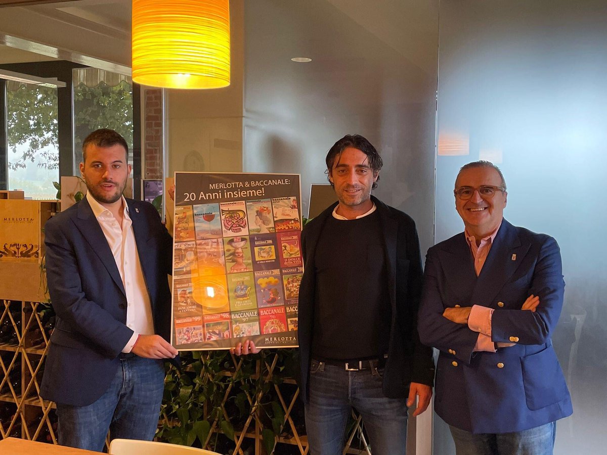 MerlottaVini's tweet photo. 🔱 MERLOTTA &amp; BACCANALE insieme da oltre 20 anni 🔱 #staytuned https://t.co/hzKbekZ5yH