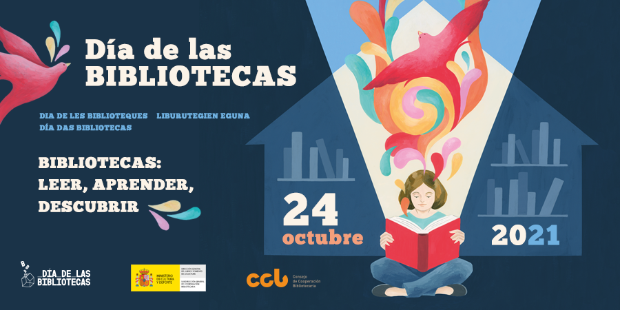 librolecturagob's tweet photo. 🎉 ¡Feliz #DíaDeLasBibliotecas! 🎉

Hoy, #24Octubre, homenajeamos a todas las #bibliotecas, de cualquier tipología, como espacios abiertos y seguros, promotores de la lectura, el aprendizaje y el descubrimiento. 📚

¡Uníos a la celebración! 🥳 https://t.co/o4JcOmDVme