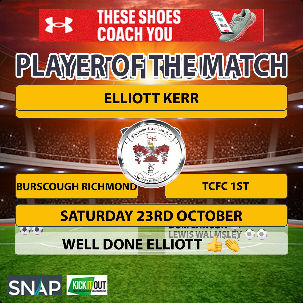 thorntonfc's tweet photo. 1st team led 2-0 at half time, but @BRFC_1975 bounced back to make it 2-2 with @James_Faiers also saving a pen in the 2nd half, right at the death @lewiswalmsley98 scored the winner, we’ve had 2 unbelievable games v burscough this season, MOM @ElliotKerr5 👏👏🔴⚽️#TCFC https://t.co/pZbDaAOPJi