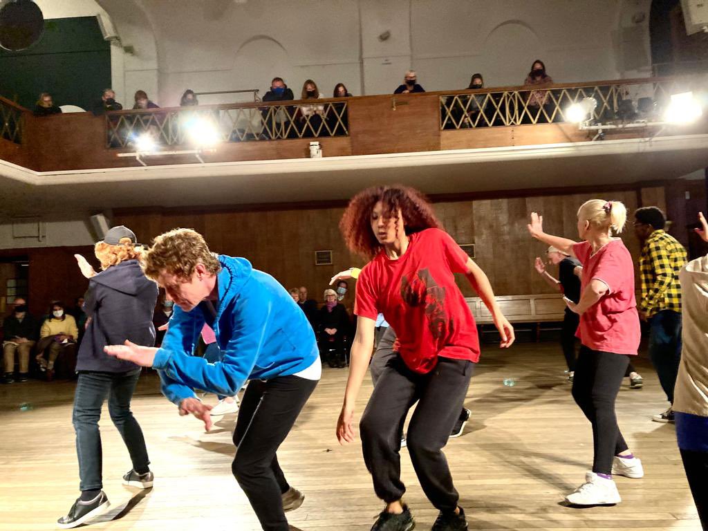 SageDanceCo1's tweet photo. Well that was a lot of fun! Thank you @bloomsburyfest  @ConwayHall @TPDances @BBetter @fionyoga @MagpieDance for a special evening last night #EveryBodyDance celebrating the #powerofdance for everyone. Thank you to all our participants and lovely audience. We had a blast! ❤️👯‍♀️ https://t.co/DKj3DMlqzh