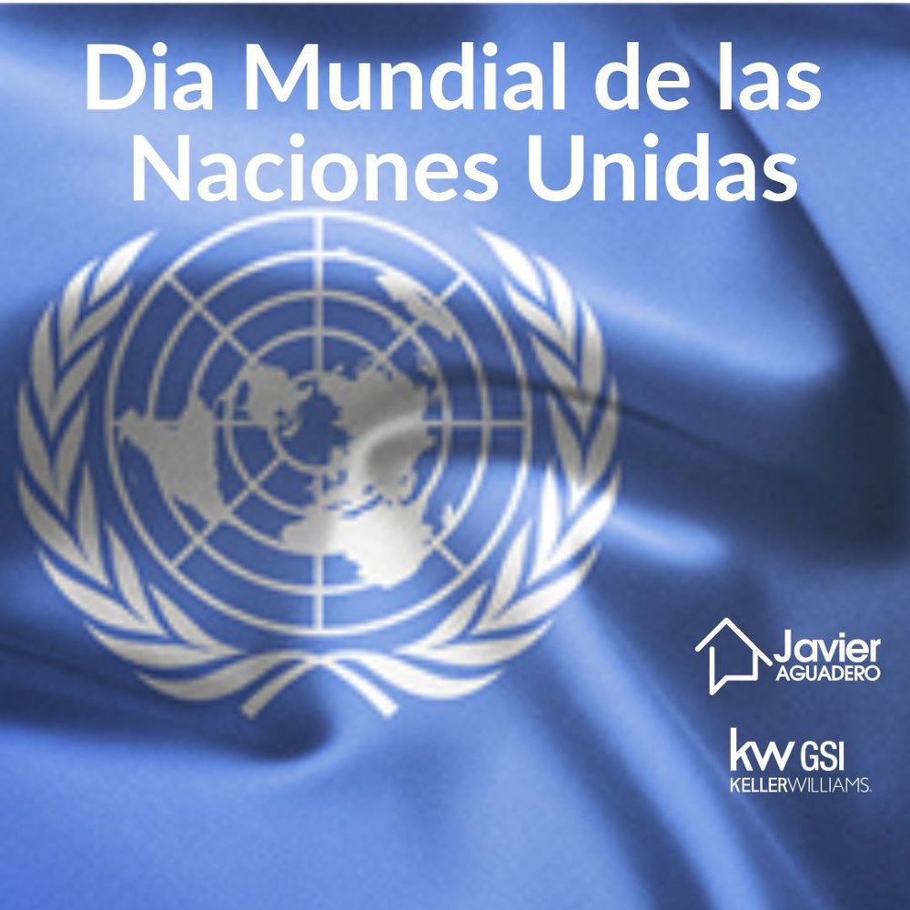 El Día de la ONU marca el aniversario de la entrada en vigor en 1945 de la Carta de las Naciones Unidas. 
#kwgsi #sevilla #buscamostalento #kellerwilliams #tecnologia #jaguaderoinmobiliario #interiorismo #sevilla #aecc #YoComproEnMIBarrio