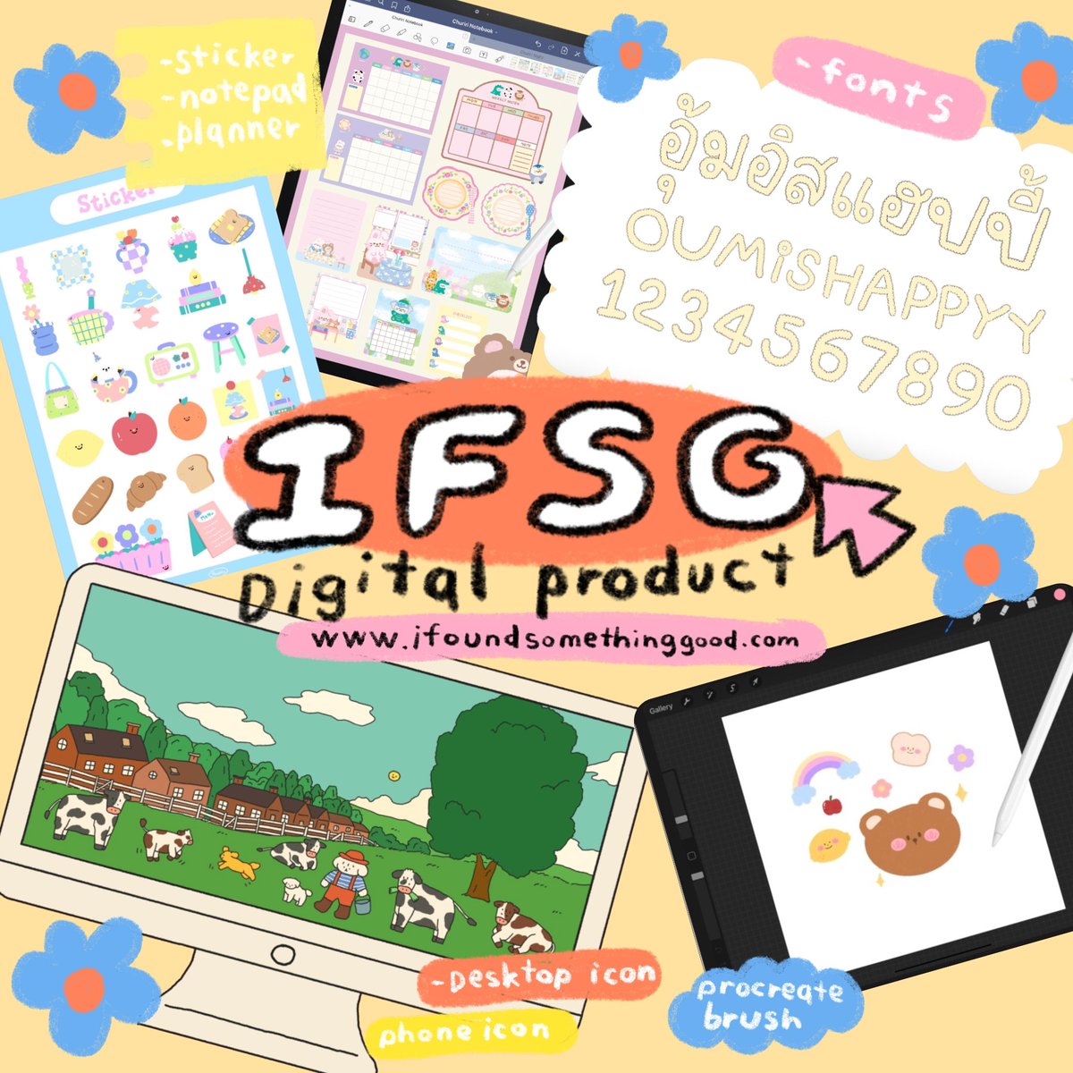 ifoundsthgood's tweet photo. 🌼𝙳𝚒𝚐𝚒𝚝𝚊𝚕 𝚏𝚒𝚕𝚎𝚜➿🌲🦢 ดาวน์โหลดฟอนต์, แอพไอค่อน, วอลเปเปอร์, แพลนเนอร์, บลัชน่ารักๆ ออนไลน์ผ่านเว็บไอฟาว https://t.co/Y5Vi5S3YgH ได้ง่ายๆวันนี้⛺️⛰✨

มีสินค้าdigitalให้เลือกหลายแบบ หลายลาย จากหลากหลายศิลปินคนโปรด🎨🖍

〰️เมื่อชำระผ่านQR paymentปุ๊ปได้ไฟล์มาใช้ปั๊ป💖🚚 https://t.co/t8zelHq49l