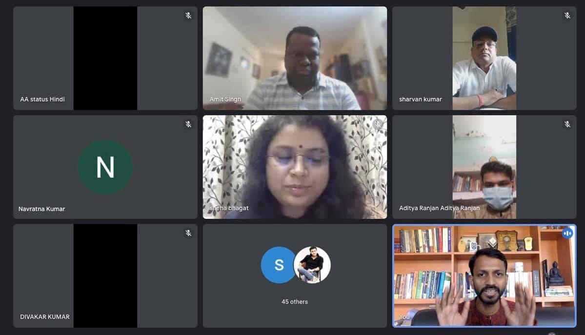 NalandaCollege2's tweet photo. Department of Political Science, Nalanda College has organised UN Day webinar on “Afghanistan Crisis and Role of UN”. Thank u @amitsinghjnu  and Dr Sneha for your address on this special day. 
@MEAIndia @IndianEmbKabul @sanjayjavin @ugc_india @icssr @BiharEducation_ @dmnalanda https://t.co/j5HE7WjqQt