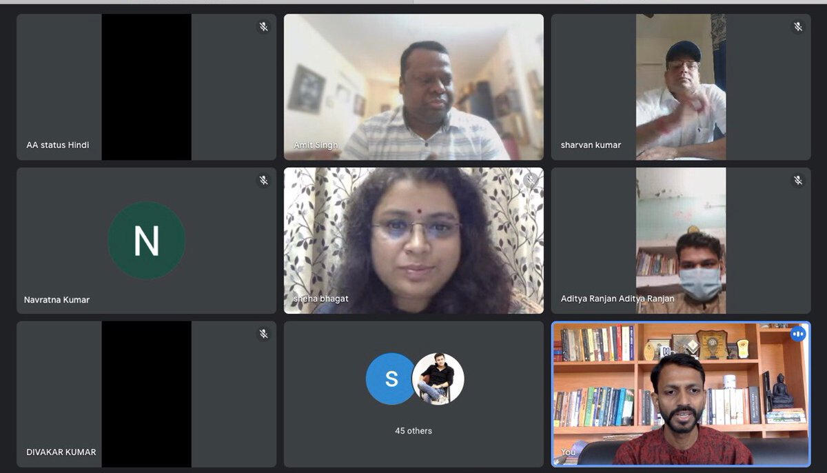 NalandaCollege2's tweet photo. Department of Political Science, Nalanda College has organised UN Day webinar on “Afghanistan Crisis and Role of UN”. Thank u @amitsinghjnu  and Dr Sneha for your address on this special day. 
@MEAIndia @IndianEmbKabul @sanjayjavin @ugc_india @icssr @BiharEducation_ @dmnalanda https://t.co/j5HE7WjqQt