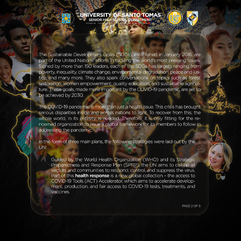 ustshsstemsoc's tweet photo. On this day, October 24, the treaty of the United Nations was brought into existence to promote unity and cease conflict among nations. 🤝🌍

Let us all remember that being 'united' is not only being joined together but also helping each other in times of trouble and success. 🌟