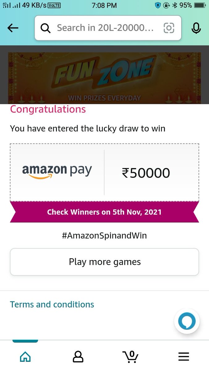 Rudrapala5's tweet photo. @amazonIN #AmazonSpinandWin 
Waiting for this 😍 https://t.co/G0217YAyf6