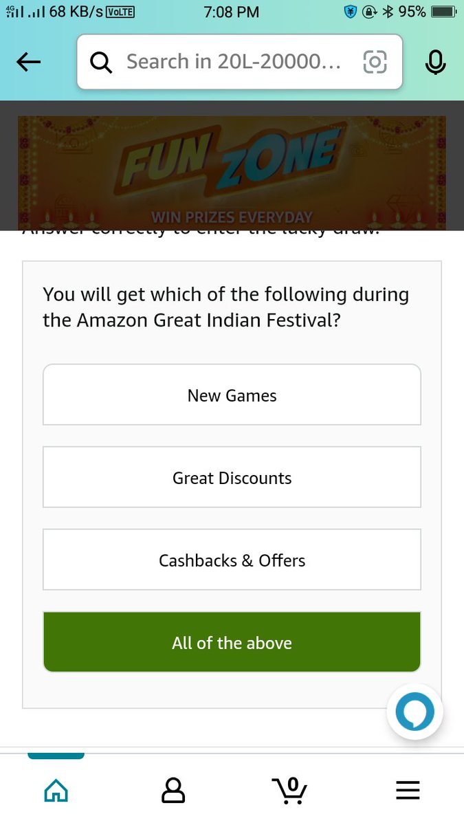 Rudrapala5's tweet photo. @amazonIN #AmazonSpinandWin 
Waiting for this 😍 https://t.co/G0217YAyf6