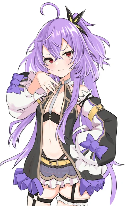 描かせていただいた 
#紫水キキ 