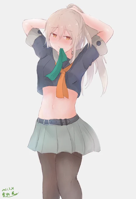 #このタグを見た人は一番えっちな海外艦を貼る
素面のポーラです。 