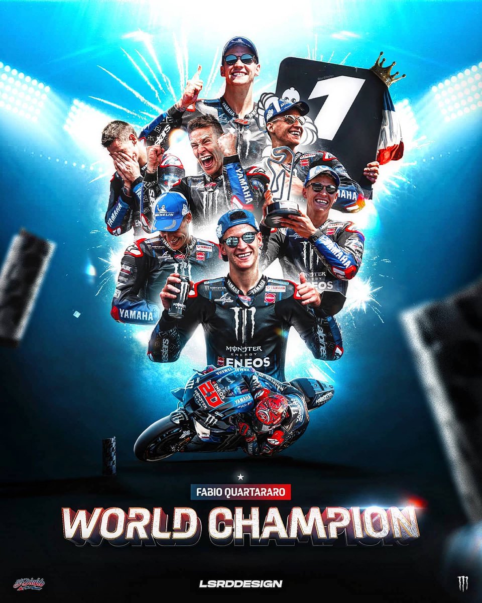 lilian_lsrd's tweet photo. IL L'A FAIT ! @FabioQ20 entre dans l'histoire et devient Champion du Monde ! @MotoGP 🇨🇵🏆 https://t.co/1Kop4TMYF9