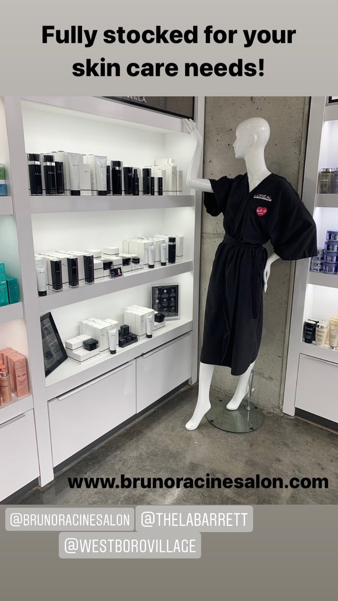 Skincare <a href="/brunoracinebru/">Bruno Racine Salon</a> <a href="/thelabarrett/">Leslie-Anne "L.A." Barrett</a> <a href="/westboroBIA/">Westboro Village</a> #brunoracinesalon #beauty #613Ottawa #westboroBIA #SupportSmallBusinesses #shoplocal #skincare #skin #care